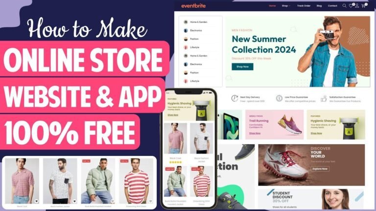 How to Make a FREE Online Shop with WordPress – Ecommerce Site 2024