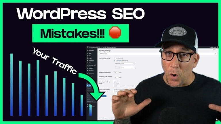 Top 5 SEO Blunders in WordPress (Free Course Lesson 🎁)