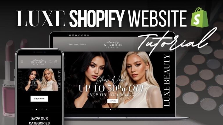 Step By Step Guide on Creating a Stunning Beauty/Hair Shopify Site in 2024