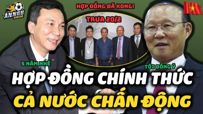 20/2 Noon: Coach Park Hang Seo Officially Announces Contract Renewal with Vietnam National Team | Nation in Shock