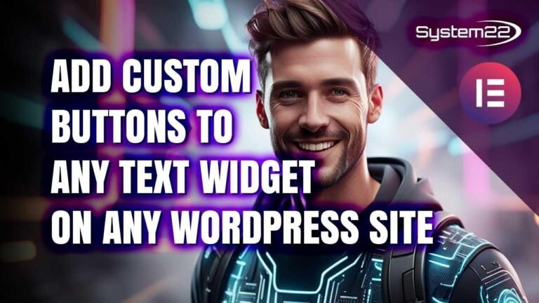 Unleash the Power of Elementor: Take Your Text Widgets to the Next Level with Stunning Custom Buttons!