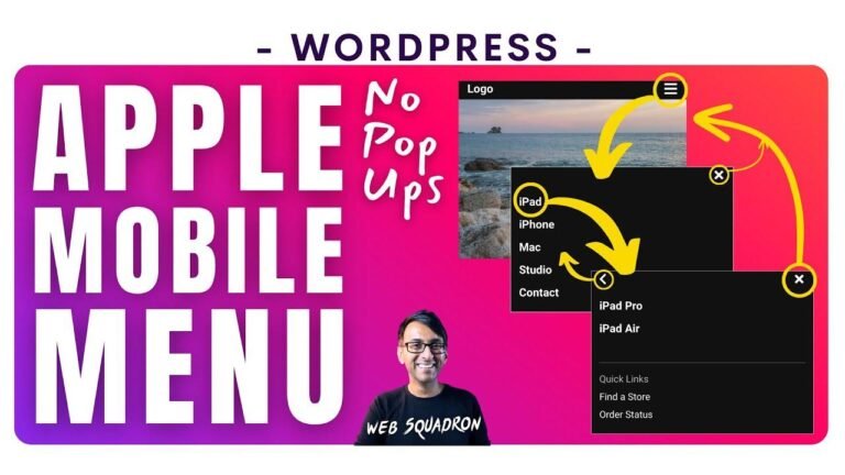 Create a mobile-friendly Apple Menu for your WordPress site with this Elementor guide.