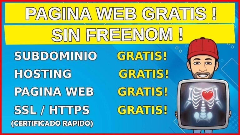 🖐️ Get a FREE Website, with subdomain, hosting, SSL, and WordPress tutorial in Spanish version 24.