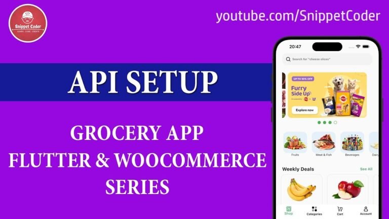 Shopping App – Developing with Flutter and WooCommerce – Part 1: Setting up the API – 2024 Series