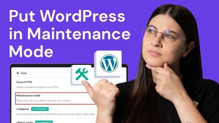Tutorial on Putting Your WordPress Site into Maintenance Mode in 2024 | Easy WP Maintenance Mode Guide