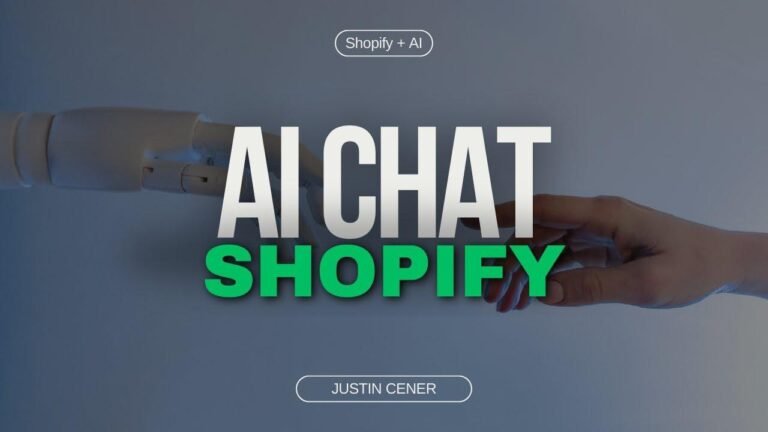 Boost Your Shopify Sales with AI Chat: A Guide for Beginners