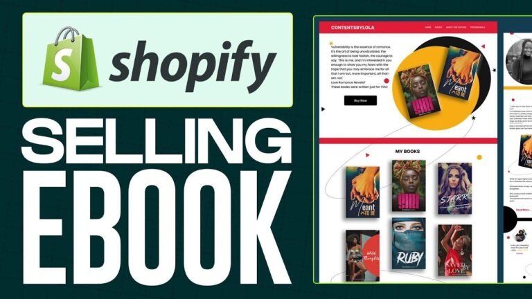 2024 Shopify Ebook Tutorial | Selling Ebooks Made Easy on Shopify