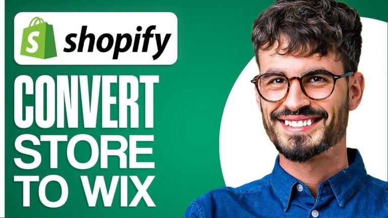 Guide on Converting Your Shopify Website to Wix in 2024