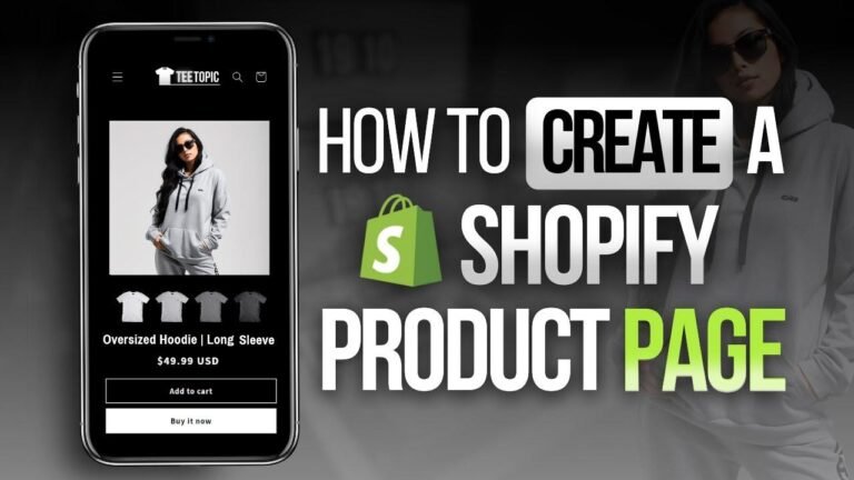 2024 Step By Step Shopify Product Page Tutorial