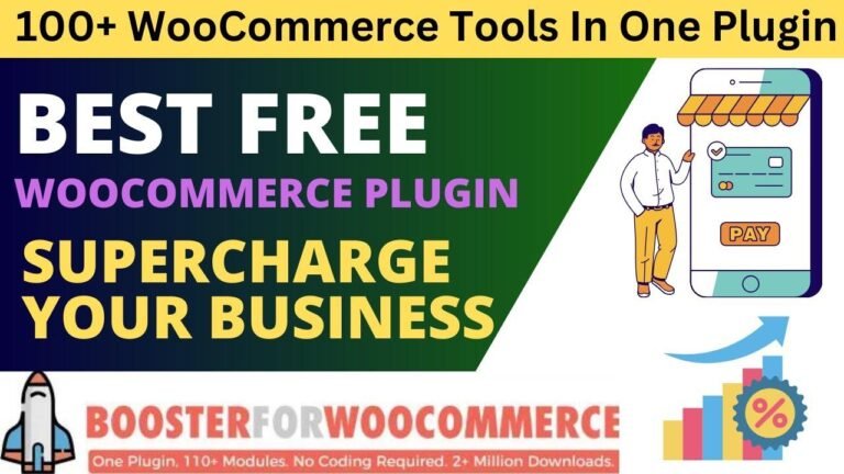 Boost your sales with the top free WooCommerce plugin – a review of the Booster for WooCommerce plugin.