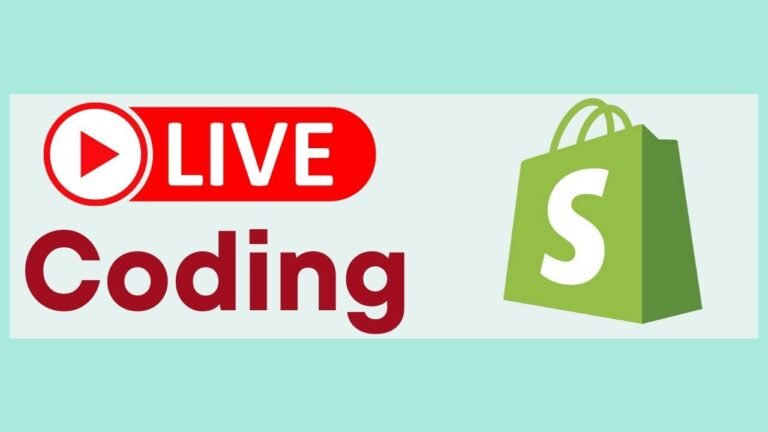 Live tutorial on coding with Shopify – Part 1