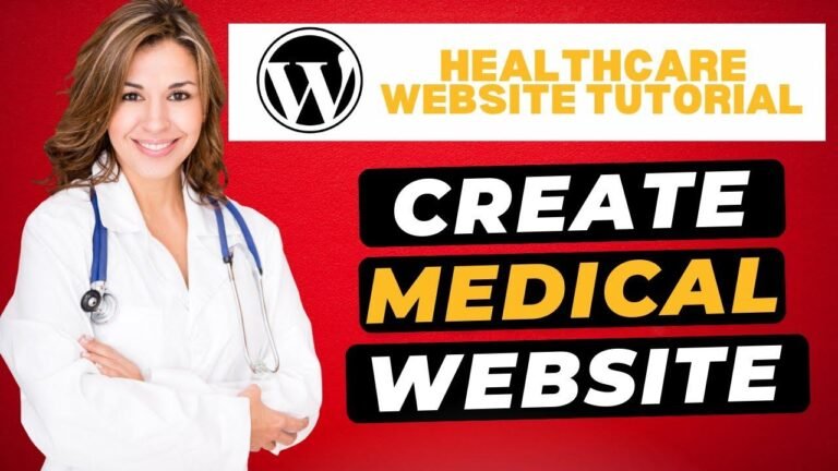 How to Build a Medical/Healthcare/Clinic Website in WordPress 2024 🔥 – (Step-by-Step Guide!)