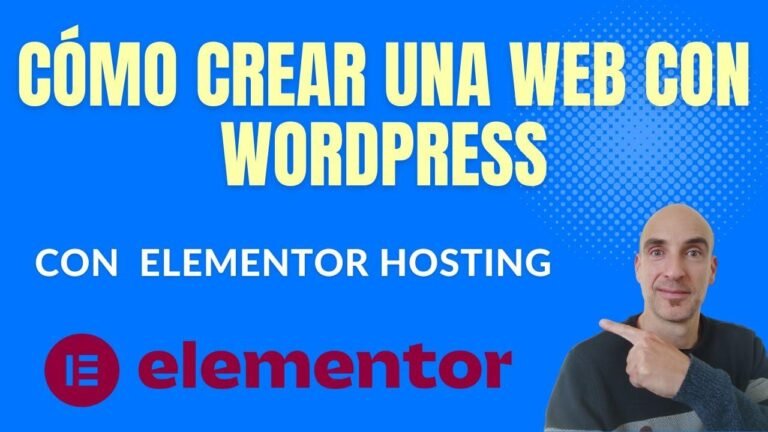 How to Create a Website with WordPress Using Elementor Hosting