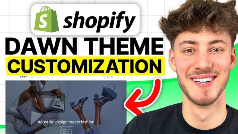 Customize your Shopify Dawn theme with our comprehensive 2024 tutorial for a fully optimized and personalized online store experience.