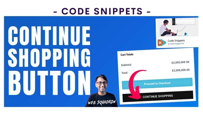 Sure, here’s the rewritten text:

“Adding Code Snippet to Return to Shopping – Elementor WordPress Guide