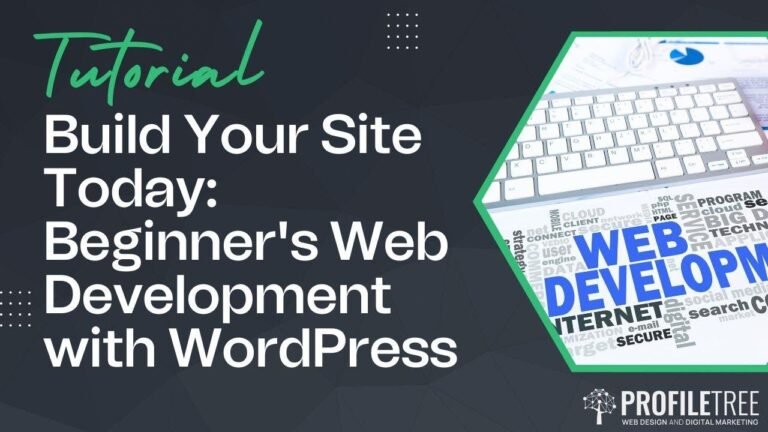 Start building your website today with WordPress Website Builder, suitable for beginners. Get web development tips and start your online presence now!