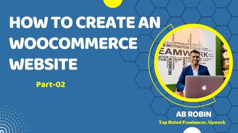 Part 02 of the AB ROBIN series on creating a WooCommerce website guides you through the process. Learn how to set up your online store for success.