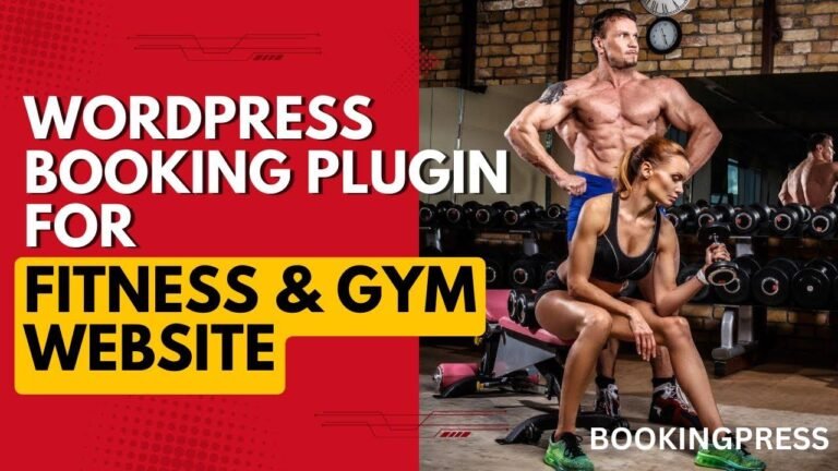 Looking for a WordPress plugin for your fitness or gym website? Check out BookingPress for easy appointment scheduling and managing!