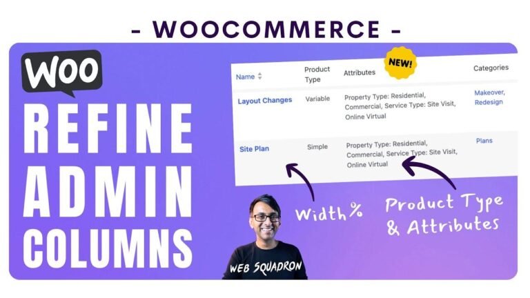 Enhance Admin Columns with Attributes and Product Types – Free Code Snippet – WooCommerce WordPress Guide