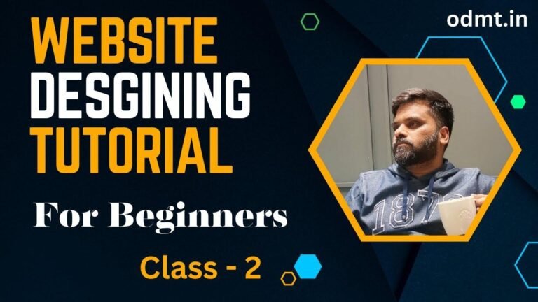 2024 Web Design Tutorial Class 2: Getting Started with Web Design in WordPress for Beginners.