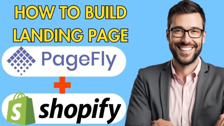 How to Create a Landing Page in Shopify Using PageFly – Complete Tutorial