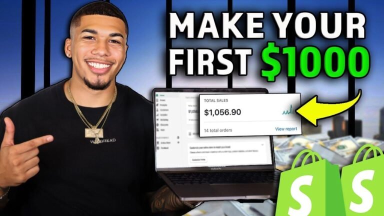 Title: How to Earn Your First $1000 with Shopify Dropshipping