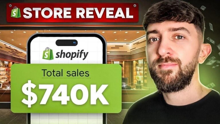 Check out my Shopify Dropshipping Store Case Study where I reveal how I made $740k.