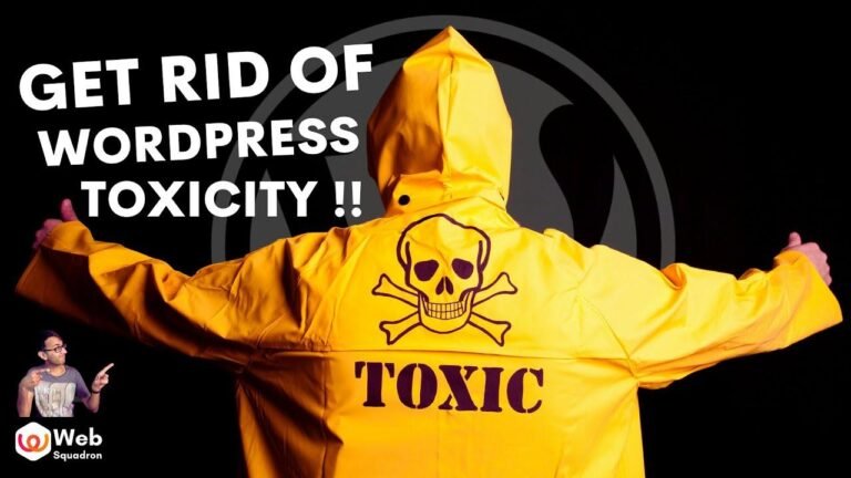 Put an end to the toxicity of WordPress