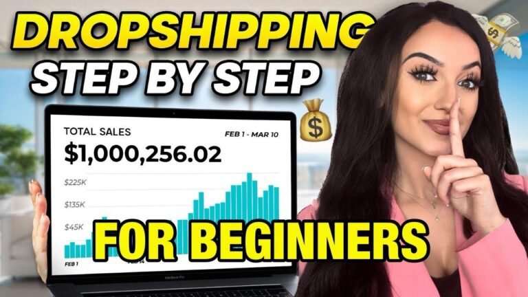 Uncover Dropshipping Success: Beginner’s Guide – Step by Step! Free Course, No Ads, Shopify!