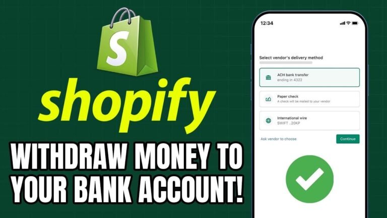 Shopify Cash-Out: The Complete Handbook for Easy Withdrawals!