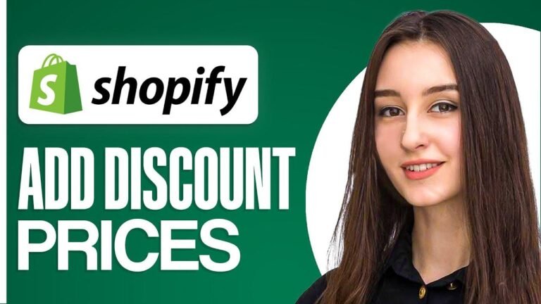 Step by Step Guide to Adding Discount Prices on Shopify