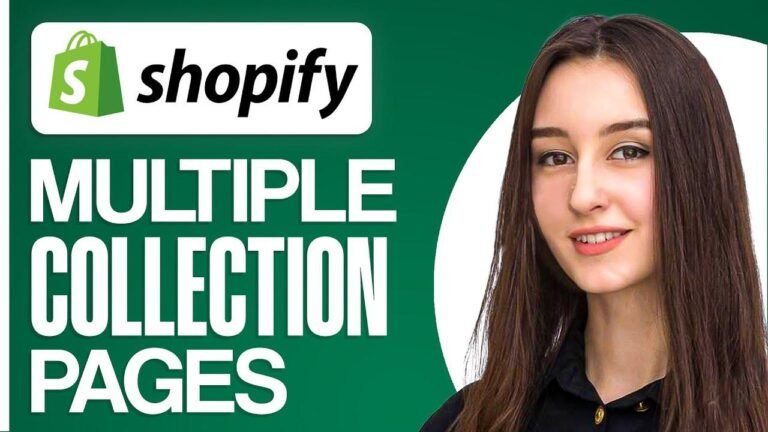 How to Generate Multiple Collection Pages Using Shopify