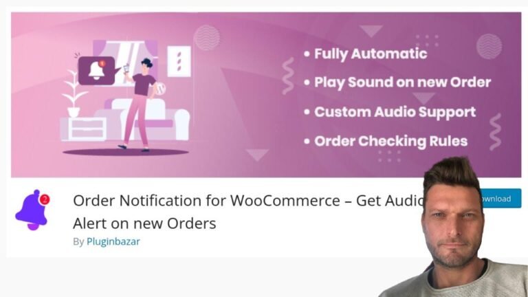 Audio Notification when Receiving an Order in WooCommerce 🎵