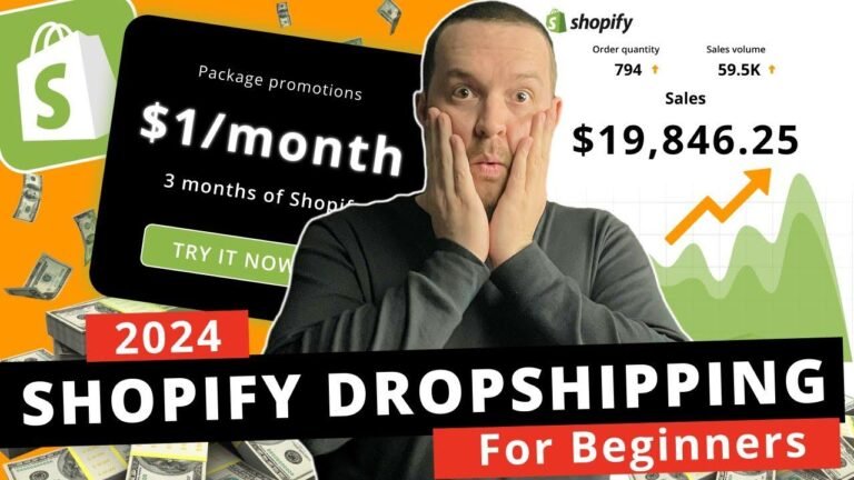 2024 Beginner’s Guide: Building a Shopify Dropshipping Store Easily