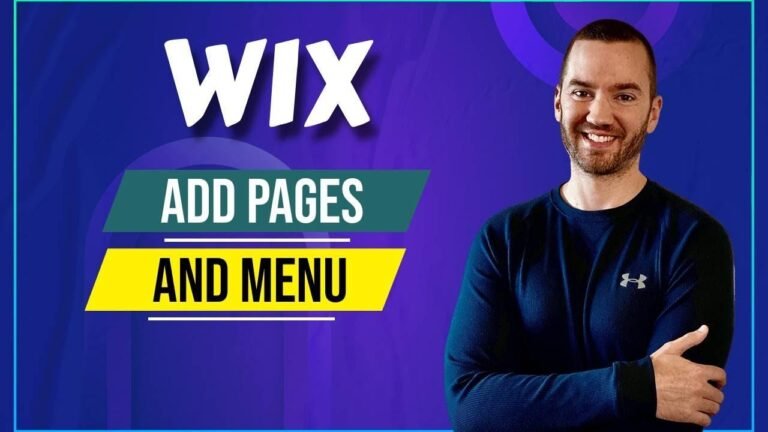 Wix Guide Mastering Page and Menu Addition 2024