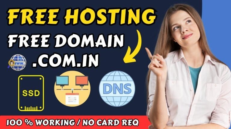Get a Free .Com Domain & Hosting for 2024 | Premium Free Domain Offer