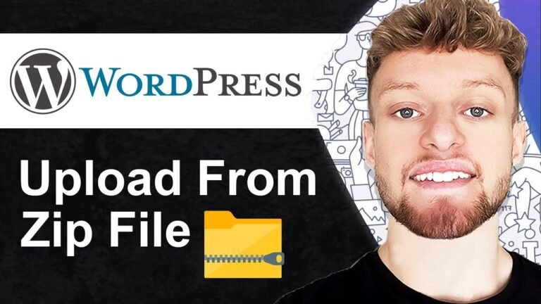 Step-by-step guide on uploading WordPress theme from a zip file