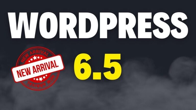 Understanding WordPress 6.5 Updates in Just 250 Seconds (New Features)